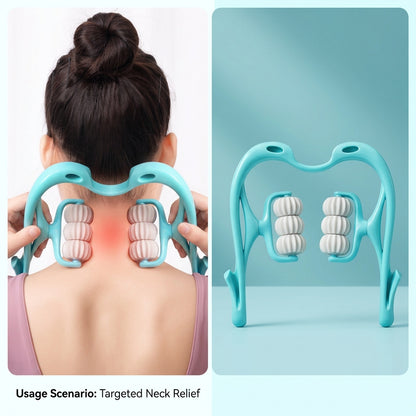 NeckFlow™  Portable Cervical Massage Roller